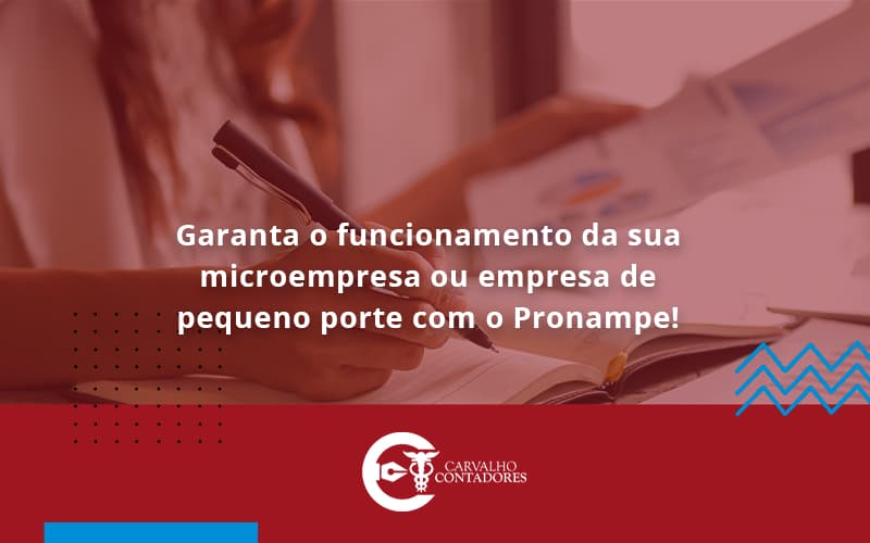 Pronampe Essa é A Chance De Fortalecer A Sua Microempresa Ou Empresa De Pequeno Porte Na Pandemia Carvalho Contadores - Carvalho Contadores