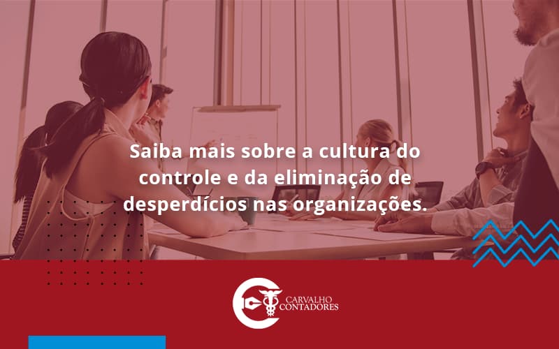 Saiba Mais Sobre A Cultura Do Controle E Da Eliminação De Desperdícios Nas Organizações. Carvalho Contadores - Carvalho Contadores