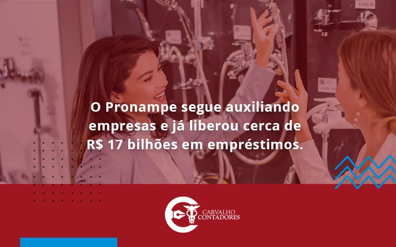 O Pronampe Segue Auxiliando Empresas E Já Liberou Cerca De R$ 17 Bilhões Em Empréstimos. Saiba Mais Carvalho Contadores - Carvalho Contadores